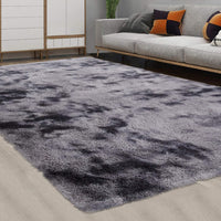 Garvee Fluffy & Sheepskin Dark Grey 24"×71" Area Rug for Bedroom Plush Rug Non-Slip Carpet Shaggy Rug for Living Room Bedroom Dining Room Kitchen Office Nursery Bedroom Decor