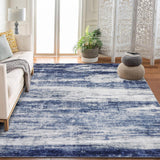 Garvee Extra Large Rug 10x13 Blue Machine Washable Non Slip Low Pile Indoor Area Rug for Living Room Bedroom Dining Room - Blue