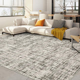 Garvee Washable Rugs 10x13 Rug for Living Room Modern Abstract Rug Non Slip Large Area Rug Taupe 10'x13' - Taupe