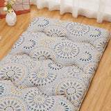 Garvee Floral Pattern Japanese Futon Mattress for Adults, Full Size Futon Mattress for Guest Room Kids Room, Sleeping Mattress for Floor Roll Up Camping Mattress - Disc Flower - 4