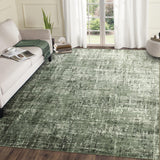 Garvee Abstract 8x10 Area Rug Modern Washable Non Slip Low Pile Grey Green for Living Room Bedroom Dining Room Playroom - Gray Green