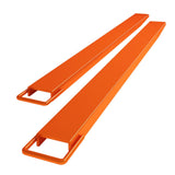 Garvee 5.5" Width Pallet Fork Extension, 4600 LBS Max Heavy Duty Steel Pallet Extensions for Forklift Truck - Orange / 96x5.5 inch - Orange