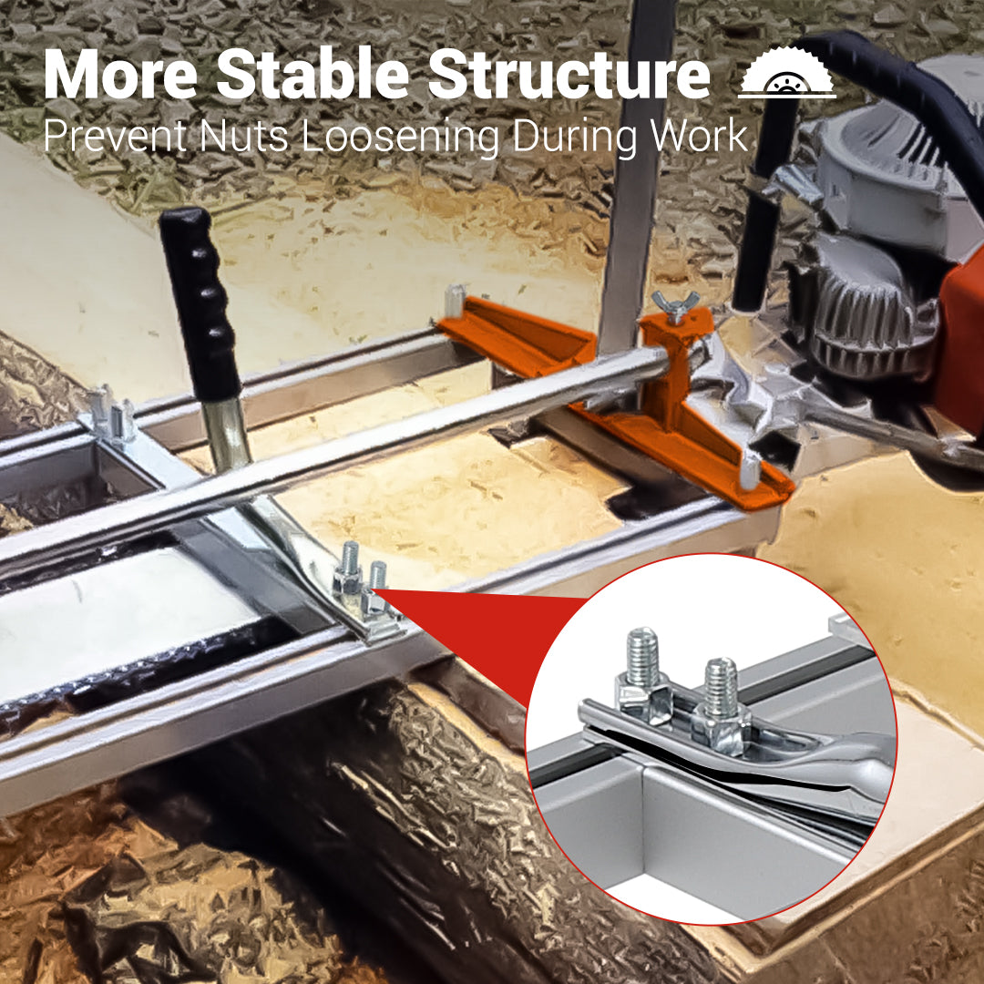 Garvee Chainsaw Mill 14"-36" Portable Planking Lumber Cutting Milling Bar, Adjustable 1/2"-14" Cuts
