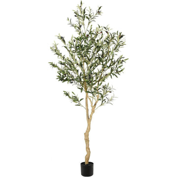 Garvee Artificial Fiddle Leaf Fig Tree 7FT(2pcs) Tall Fake Ficus Tree for Home Decor Faux Lyrata Plants Green Tree with Pot for Indoor Outdoor Home Office Living Room Bathroom Decor