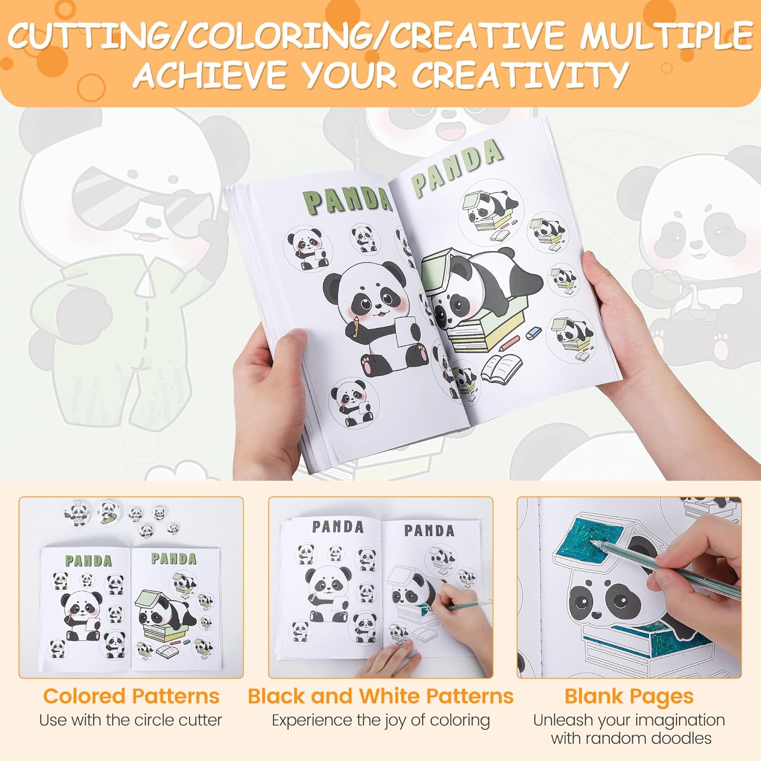 Garvee 3-in-1 Button Maker Kit, DIY Pin Press Machine with 300pcs Supplies, Circle Cutter & Magic Book, Perfect for Kids Crafts, Beginner-Friendly Badge Maker for DIY Gifts
