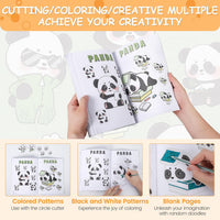 Garvee 3-in-1 Button Maker Kit, DIY Pin Press Machine with 300pcs Supplies, Circle Cutter & Magic Book, Perfect for Kids Crafts, Beginner-Friendly Badge Maker for DIY Gifts