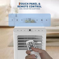 Garvee 10000BTU Portable Air Conditioner, 3-In-1 Stand UP AC Unit With Dehumidifier, Fan Modes for Room Up to 450 Sq. Ft, Auto Swing, 24 Timer, White
