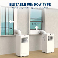 Garvee 10000BTU Portable Air Conditioner, 3-In-1 Stand UP AC Unit With Dehumidifier, Fan Modes for Room Up to 450 Sq. Ft, Auto Swing, 24 Timer, White
