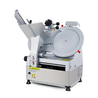 Garvee Automatic Meat Slicer, 550W Deli Slicer with 12" Carbon Steel Blade, Meat Slicer Machine with Adjustable Thickness From 0～14 mm Suitable For Shop/Commercial/Home Use