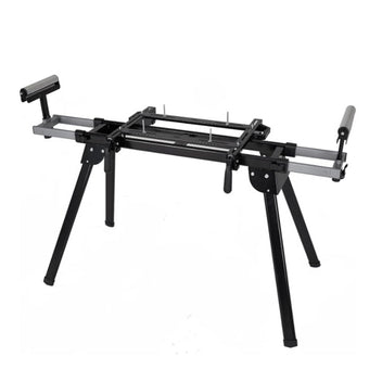 Garvee 440Lbs Portable Miter Saw Stand, Folding Universal Saw Stand, 76-4/5'' Adjustable Stainless Steel Table, Compatible with Most Table Saws