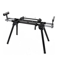 Garvee 440Lbs Portable Miter Saw Stand, Folding Universal Saw Stand, 76-4/5'' Adjustable Stainless Steel Table, Compatible with Most Table Saws