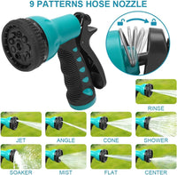 Garvee 100FT Retractable Hose Reel, 9 Modes, Wall Mount, Auto Lock
