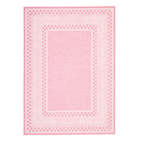 Garvee Area Rug 8x10, No Slip Washable Checkered Pattern Rug, Low-Pile Under Bed Carpet for Living Room Bedroom Dining Room, Pink