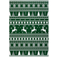 Garvee Washable Area Rug 5x7 Rug for Living Room Christmas Rug Non Slip Xmas Deer Tree Green Rug for Bedroom Aesthetic Soft Low Pile Carpet Stain Resistant Carpet for Dining Room 5'x7' Green