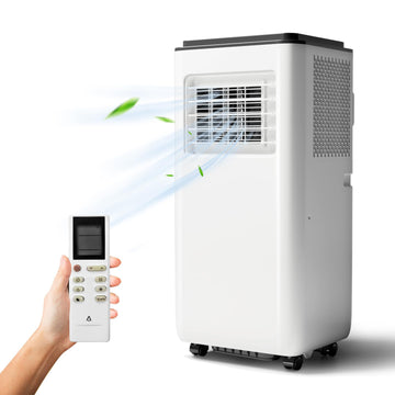 Garvee 8000 BTU Portable Air Conditioners Cool Up to 350 Sq. Ft, 3 IN 1 Portable AC Unit with Dehumidifier, Fan Modes, Floor Standing Air Conditioner for Room Garage, LED Display, 24Hrs Timer