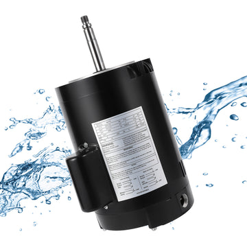 Garvee 1HP Pool Pump Motor Replacement, 115/230V Single Speed, 56Y Frame with Threaded Shaft, Compatible with Hayward, Century, AO Smith, B2853/B2852
