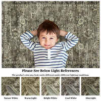 Garvee Hallway Rugs, Machine Washable Traditional Rug, Non Slip Floor Carpet, Low Pile Soft Printed Vintage Rug for Home Decor Entryway Bed Room Laundry Room Indoor