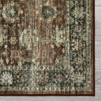 Garvee Hallway Rugs, Machine Washable Traditional Rug, Non Slip Floor Carpet, Low Pile Soft Printed Vintage Rug for Home Decor Entryway Bed Room Laundry Room Indoor