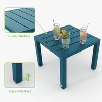 Garvee 3-Piece Outdoor Bistro Set, Modern Patio Furniture Set with Chairs and Table,for Lawn,Garden,Balcony