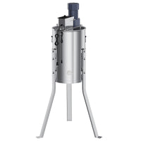 Garvee Upgraded 2/4 Frame Electric Honey Extractor with Side Handles, 140W Motor & Variable Speed 1300 RPM, Stainless Steel Beekeeping Equipment with Safety Auto-Stop Lid