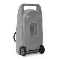 Garvee Upgraded 15-Gallon Gas Can & Fuel Tank - Portable Fuel Caddy with Manual Transfer Pump, 10FT Hose, and Wheels, Heavy-Duty Leak-Proof Design for Lawn Mowers, Tractors, Cars, Boats, ATVs, and Snow Blowers, Grey