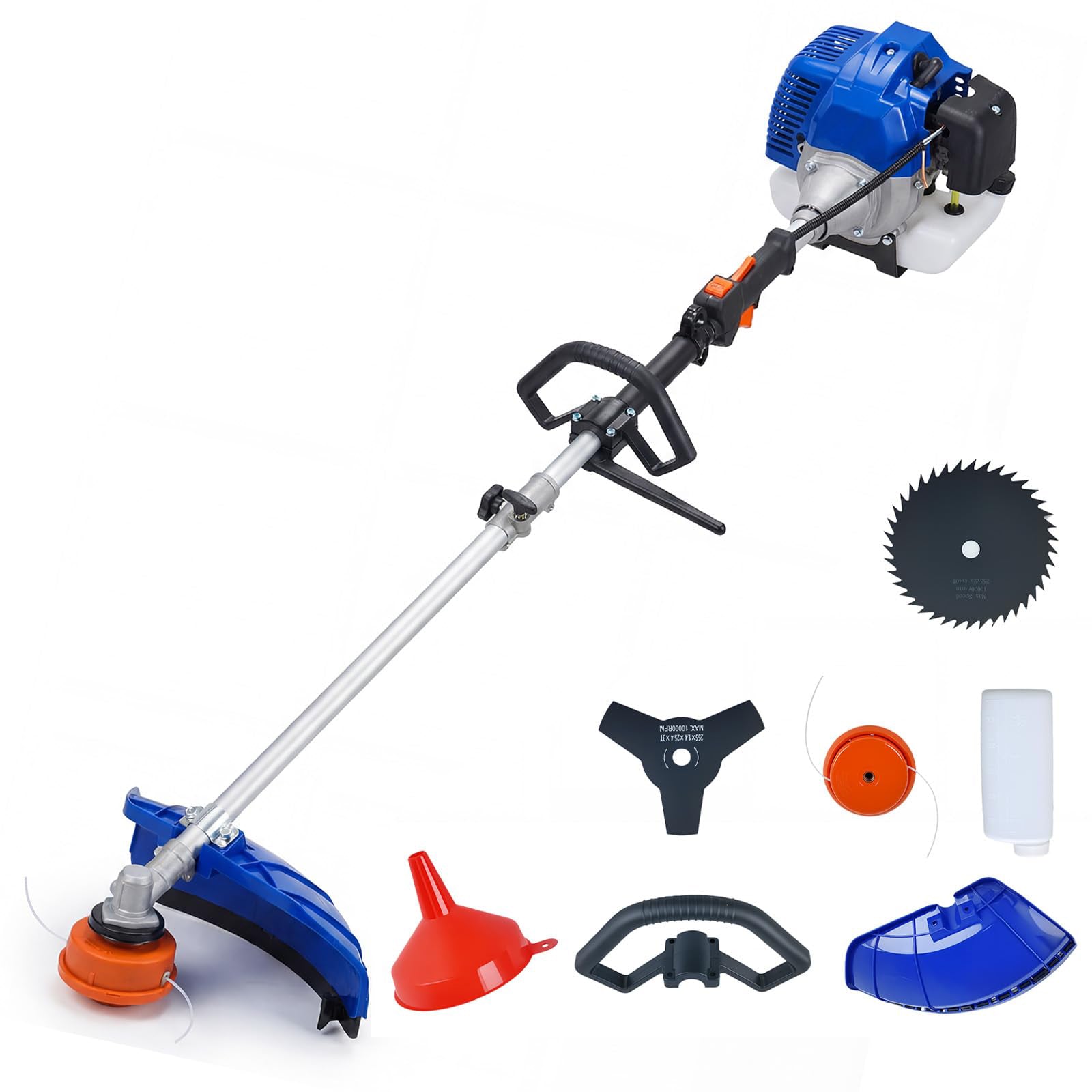 Garvee 3-in-1 Grass Trimmer, Electric String Trimmer & Brush Cutter with Blade & Trimmer Head, Lightweight Lawn Edger for Garden Care