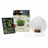 Garvee Fast-Growing Pea Shoots Microgreens Kit,Mini Microgreens Growing Kit,Grow Organic Greens From Kit to Kitchen in Days – Perfect for Indoor Salad, Sandwiches & Healthy Snacks - Pea Shoots