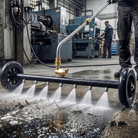 Garvee 24" Water Broom with 7 Spray Nozzles, High Pressure Surface Cleaner for Driveway, Patio & Deck, Wide Coverage Hose Attachment, Durable Cleaning Tool