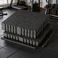 Garvee Exercise Equipment Mats 0.75in Thick 48 Sq Ft Rubber Top High Density EVA Foam Interlocking Puzzle Tiles Home Gym Flooring