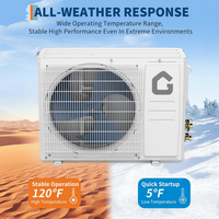 Garvee SEER 22 12000BTU 115V Mini Split Air Conditioner | Energy-Efficient Inverter AC System with WiFi, Remote Control & Easy Installation Kit for Rooms Up to 750 Sq.Ft