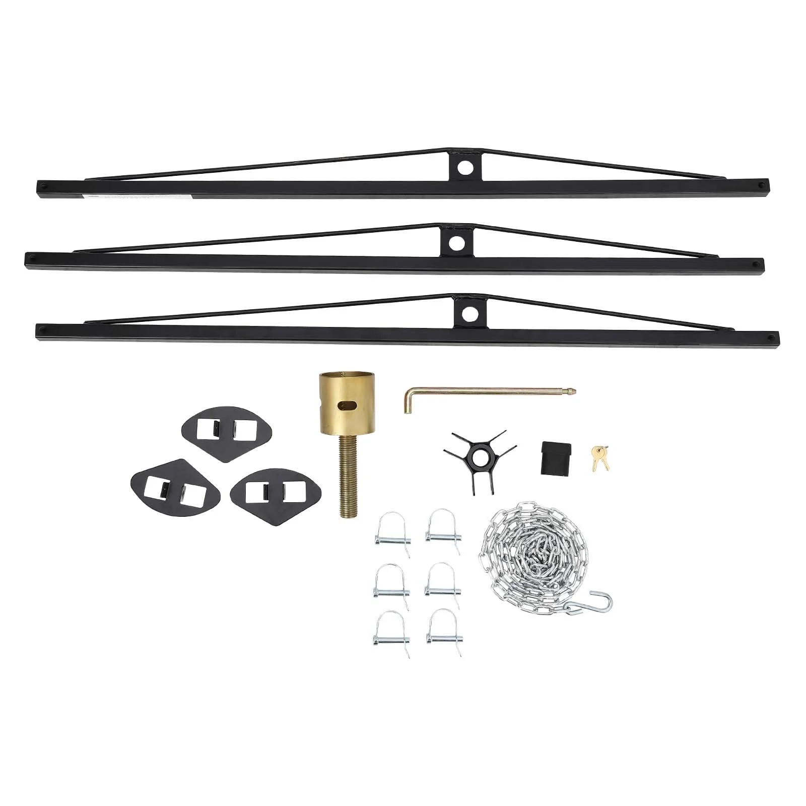 Garvee 5th Wheel Tripod Stabilizer - 5000lb Load, 11cm Adjustment Stroke, Min Height 19", Max Height 55"