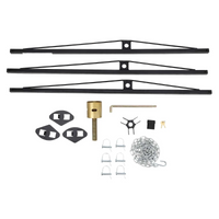 Garvee 5th Wheel Tripod Stabilizer - 5000lb Load, 11cm Adjustment Stroke, Min Height 19", Max Height 55"