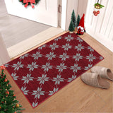 Garvee Christmas Area Rug 2x3 Checkered Plaid Machine Washable Non-Slip Rubber Backing Lightweight Foldable Indoor Entryway Kitchen Bathroom - Red