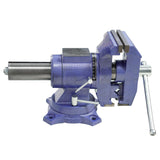 Garvee 6" Bench Vise 2-in-1 Multi-Jaw 360° Swivel Base Heavy Duty Iron Powder Coated Secure Clamp for Workshop Home Use - Multi-Jaw