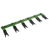 Garvee Heavy Duty 46-Inch Bucket Tooth Bar for Sub-Compact Tractors, Effortless Installation, Fits 1/2-Inch Edges, Steel, Powder Coated, Durable Green Finish, Landscaping & Construction - 