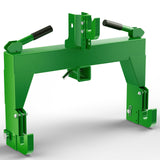 Garvee 3-Point Quick Hitch for Category 0 & 1 Tractors, 3000 lb Heavy-Duty Steel Quick Attach Hitch, Easy Install Tractor Implement Adapter, Green - Green