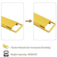 Garvee 5.5" Width Pallet Fork Extension, 4600 LBS Max Heavy Duty Steel Pallet Extensions for Forklift Truck - Yellow / 84x5.5 inch