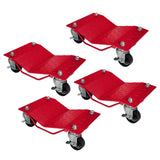 Garvee Wheel Dolly - 6000 Lbs Car Moving Dolly, Wheel Dolly Car Tire Stake Set of 4,Heavy-Duty Car Tire Dolly Cart, 16"x12", Red - Red
