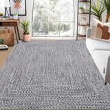 Garvee Area Rug 10x13 Extra Large Rug Print Braided Machine Washable Rug for Living Room, Non-Slip Stain Resistant Accent Rug Farmhouse Printed Weaving Floor Cover Carpet for Bedroom, Grey - Gray-Style2