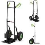 Garvee 400lbs Hand Truck Dolly, Heavy Duty Steel Dolly Cart with 10" Rubber Tires & 35" - 45" Telescoping Handle, Moving Dolly Utility Hand Truck for Warehouse, Supermarket, Garage
