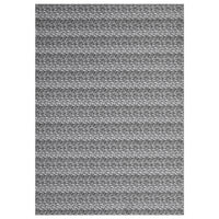 Garvee Modern Grey 5x7 Area Rugs Woven Pattern Accent Rugs with Non-Slip Backing, Washable Soft Low Pile Floor Carpet, Non-Shedding Contemporary Throw Rugs for Kitchen, Bedroom