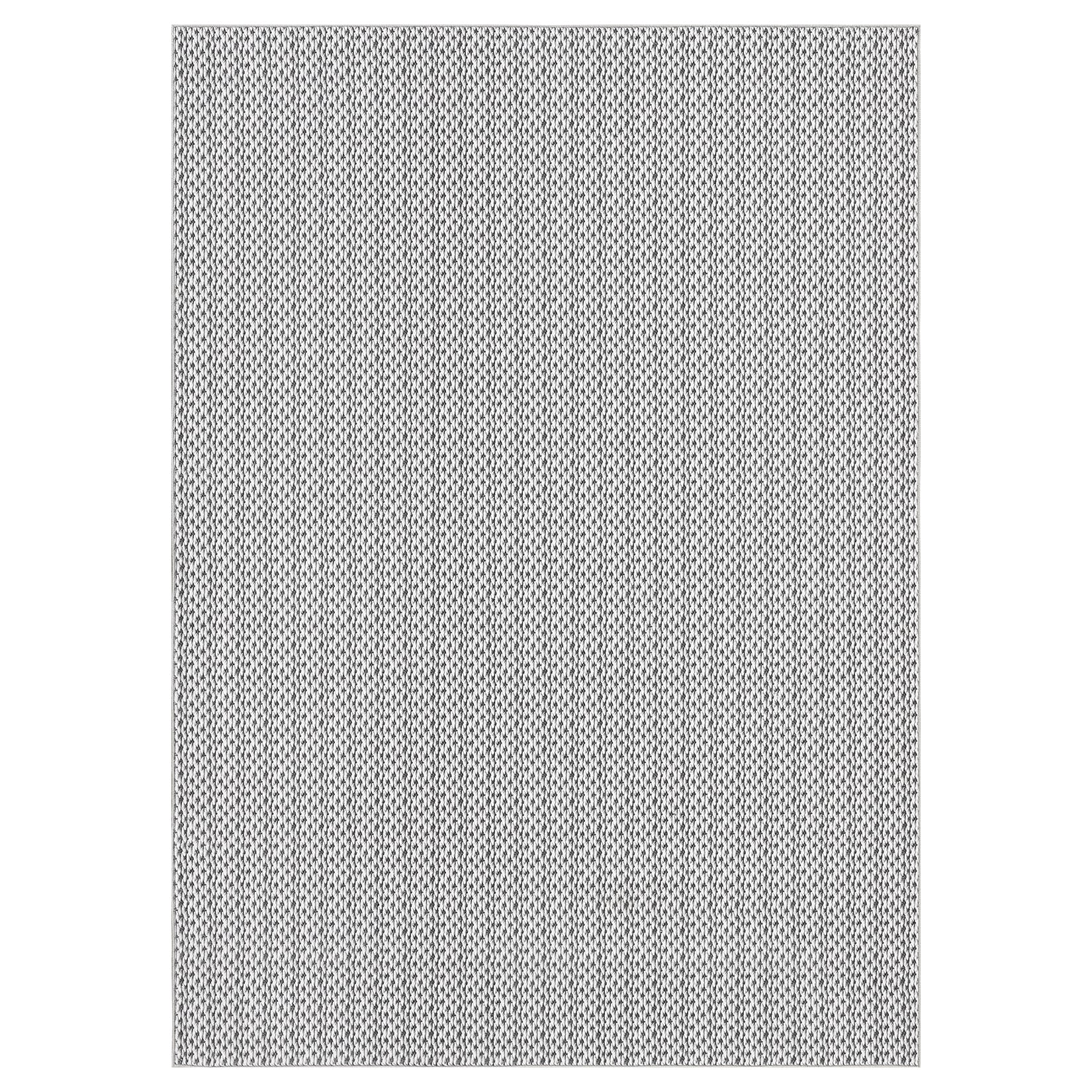 Garvee Machine Washable Area Rugs 5x7 Modern Printed Accent Carpet with Non-Slip Backing, Non-Shedding Contemporary Woven-Style Floor Carpet for Living Room, Bedroom, Office, Gray