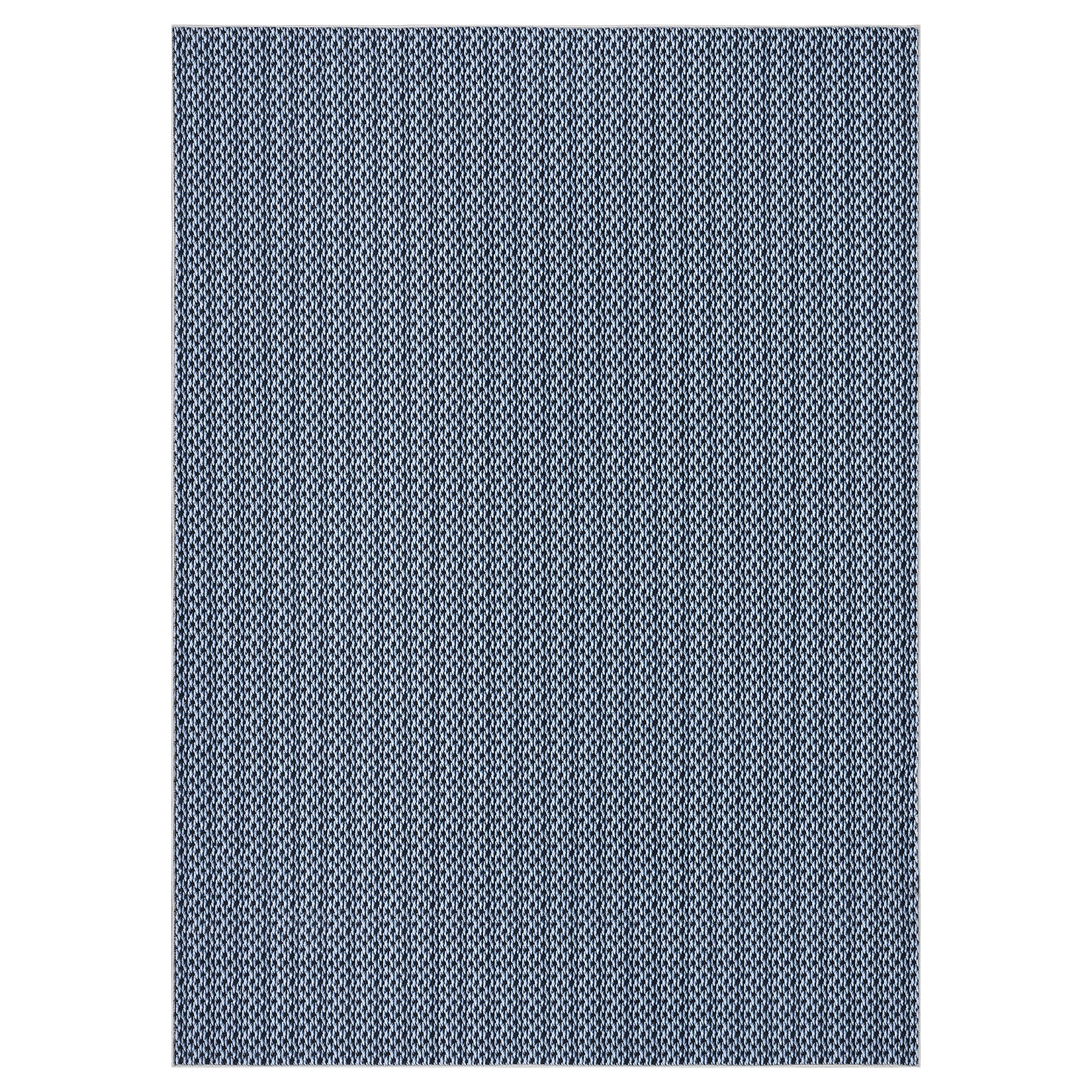 Garvee Machine Washable Area Rugs 5x7 Modern Printed Accent Carpet with Non-Slip Backing, Non-Shedding Contemporary Woven-Style Floor Carpet for Living Room, Bedroom, Office, Blue