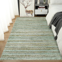 Garvee Modern Green Camel 9x12 Washable Rug Large Area Rug for Living Room Bedroom Modern Gradient Woven Print Rug Neutral Accent Rug Non Shedding Soft Indoor Throw Carpet for Palyroom Classroom