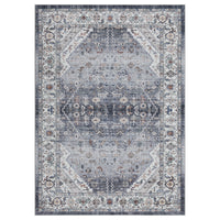 Garvee Persian Grey 5x7 Area Rugs for Living Room Print Distressed Indoor Floor Rug Washable Rug Non Slip Vintage Rug for Bedroom Dining Room