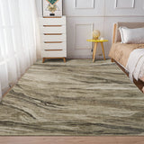 Garvee Abstract Taupe 5x7 Machine Washable Area Rug, Carpet Stain Resistant Non-Slip Accent Rug Modern Abstract Living Room Rug Floor Cover for Dining Office Bedroom - Taupe