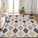 Garvee 5x7 Geometric Area Rug – Washable Non-Slip Modern Abstract Low Pile Carpet for Living Room, Bedroom & Dining Room, Camel Brown - Camel Brown