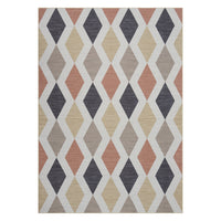 Garvee 9x12ft Checkered Area Rug – Washable Non-Slip Cotton Woven Rug, Vintage Retro Modern Design for Living Room, Bedroom, Dining Room & Home Office, Camel Brown