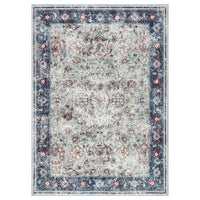 Garvee Persian Multicolor 2x6 Living Room Washable Non Slip Vintage Retro Rugs Low Pile Chenille Print Rug for Bedroom Dining Room Home Office