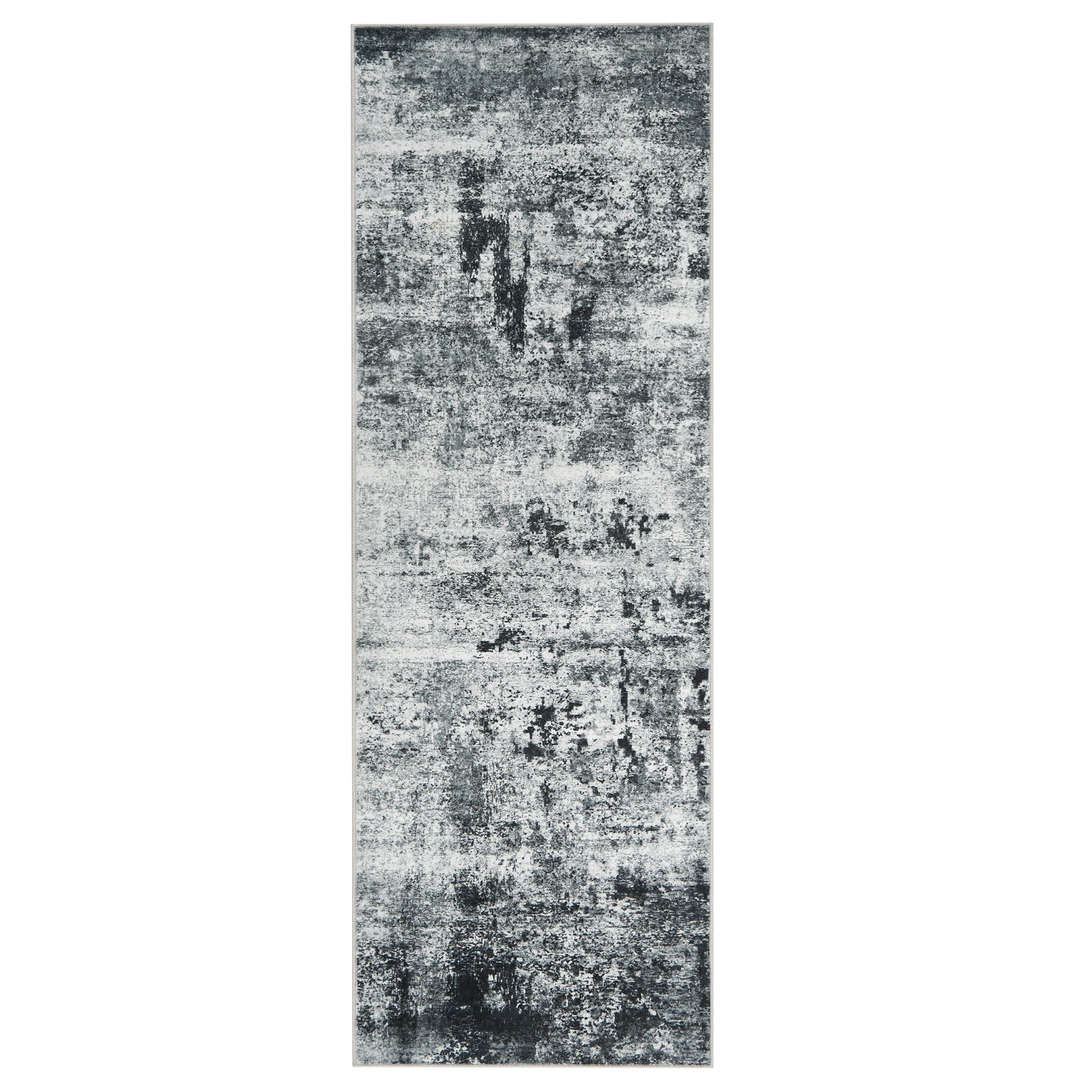 Garvee Modern Abstract Boho Washable Area Rug High-Traffic Areas Living Room Bedroom Kitchen Dining Grey 2x6